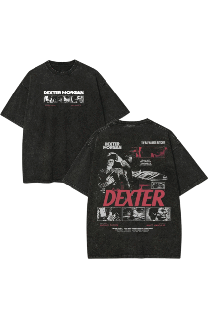 Dexter Morgan Oversized Vintage Graphic Tee